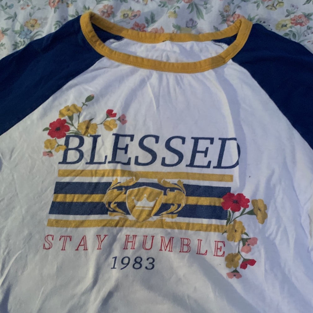 1983 Long Sleeve Cropped Tee